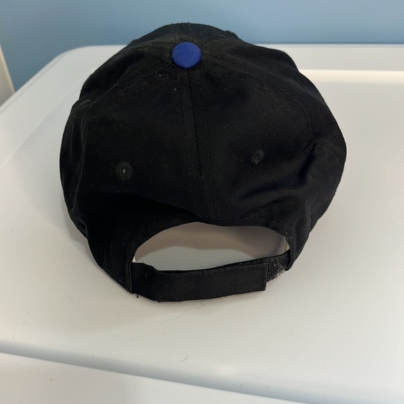 Kansas City Royals Baseball Cap Black and Blue Velcro Back Strap OutdoorCap S/M - Picture 3 of 6